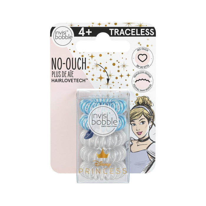 invisibobble Kids' Disney Princess Cinderella Hair Elastics - 5pc