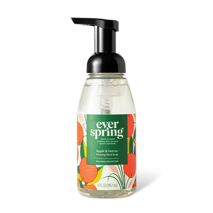 Apple & Vetiver Foaming Hand Soap - 10 fl oz - Everspring