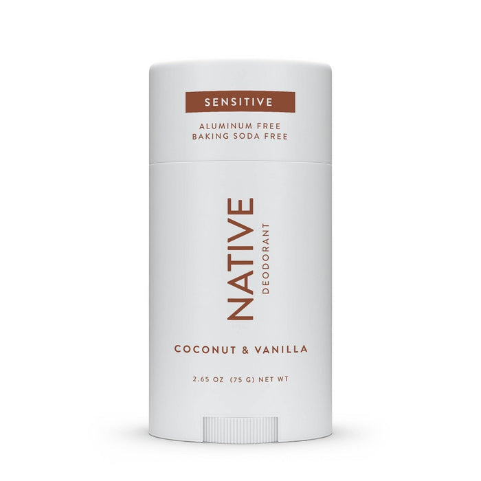 Native Sensitive Deodorant - Coconut & Vanilla - No Baking Soda - 2.65 oz
