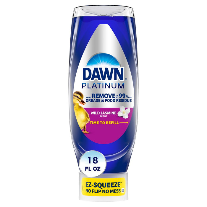 Dawn Wild Jasmine Platinum Ez Squeeze Dishwashing Liquid - 18 fl oz