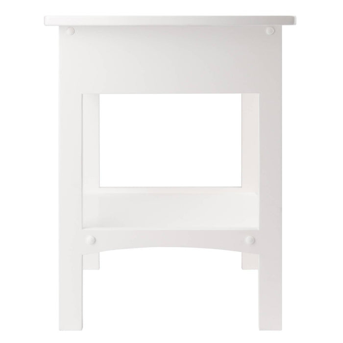 Claire Accent Table White - Winsome (LOCAL PICKUP ONLY)