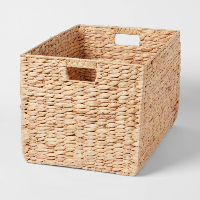 XL Woven Water Hyacinth Basket - Brightroom