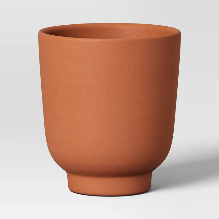 3.98" Wide Terracotta Outdoor Planter - Threshold