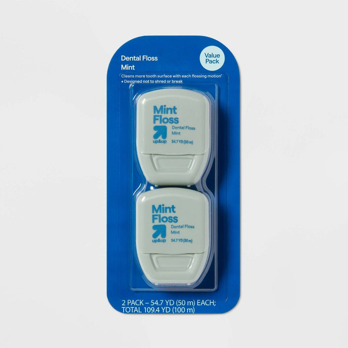 Dental Floss - Mint - 2pk - up & up
