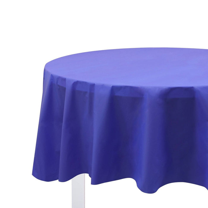 1ct Round Tablecover Dark Blue - Spritz