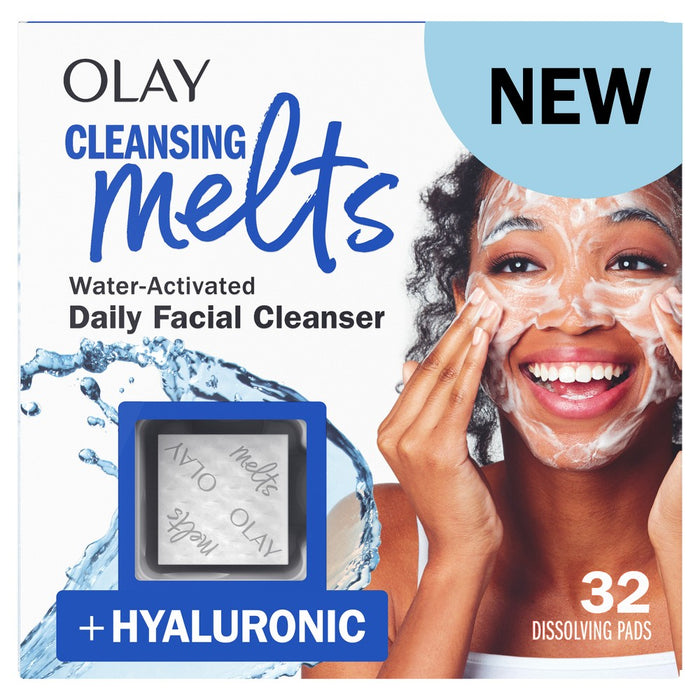 Olay Face Cleansing Melts with Hyaluronic Acid - 32ct