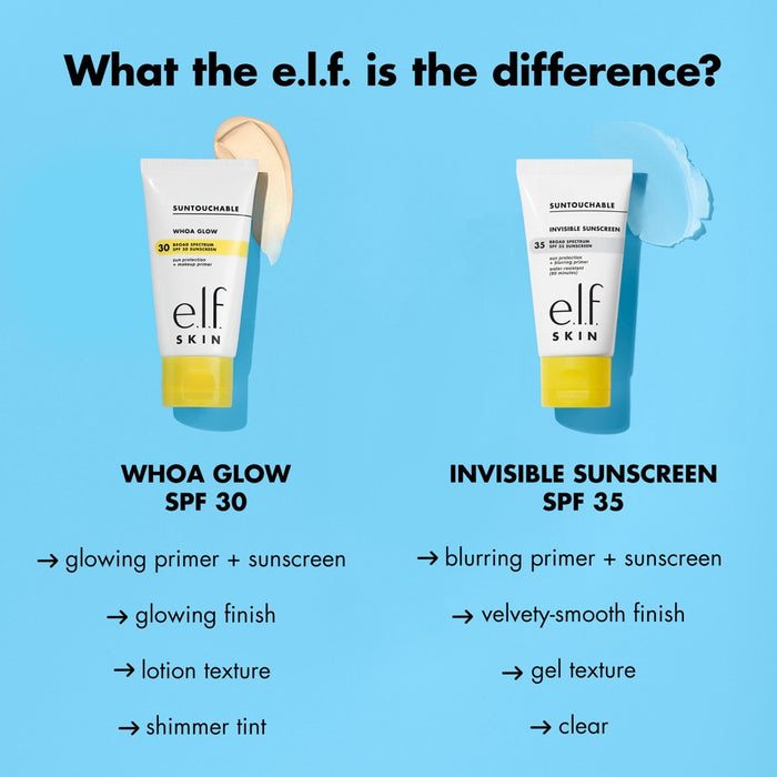 e.l.f. SKIN Suntouchable Invisible Sunscreen - SPF 35 - 1.7 fl oz