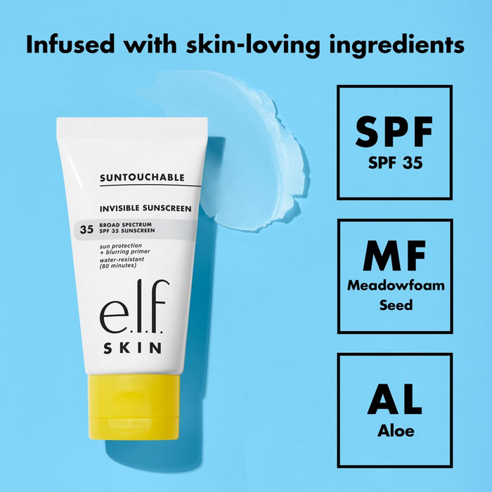 e.l.f. SKIN Suntouchable Invisible Sunscreen - SPF 35 - 1.7 fl oz
