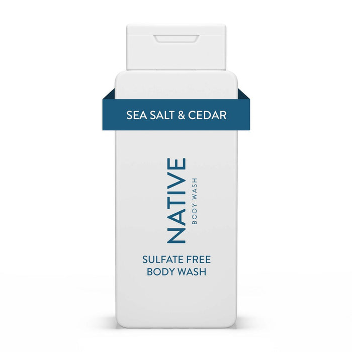Native Body Wash - Sea Salt & Cedar - Sulfate Free - 18 fl oz