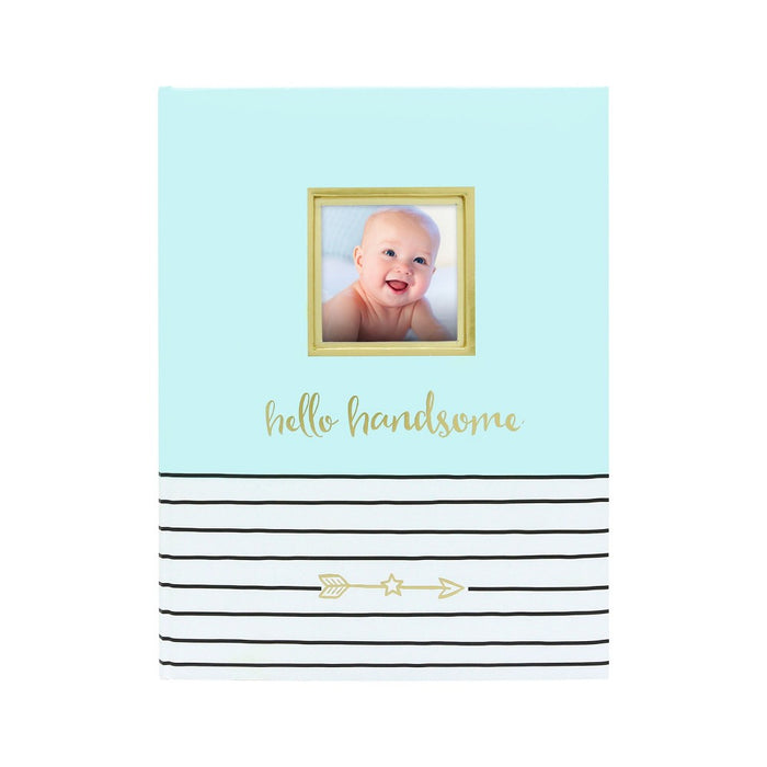 Pearhead Hello Handsome Baby Memory Book - Blue
