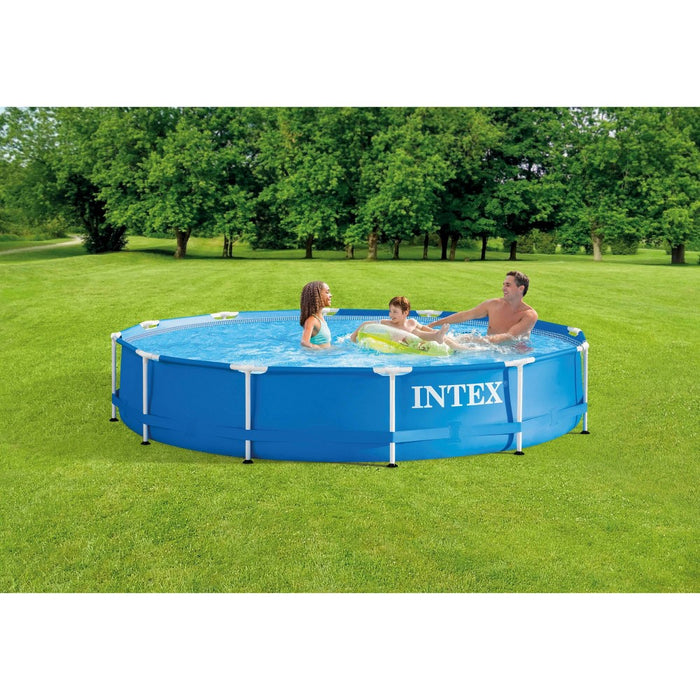 Intex 13' x 33" Metal Frame Above Ground Pool with Filter Pump (LOCAL PICKUP ONLY)