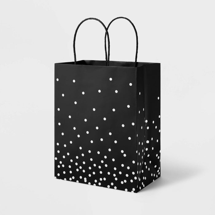 Black/White Dots Small Gift Bag - Spritz