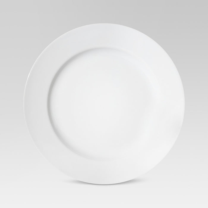10" Porcelain Dinner Plate White - Threshold