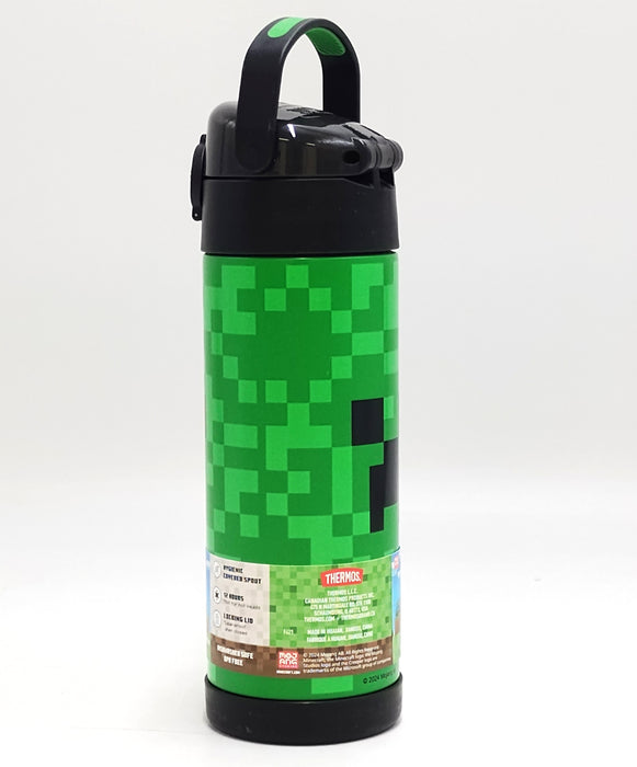 Thermos 16oz Minecraft FUNtainer Water Bottle with Bail Handle Stainless Steel