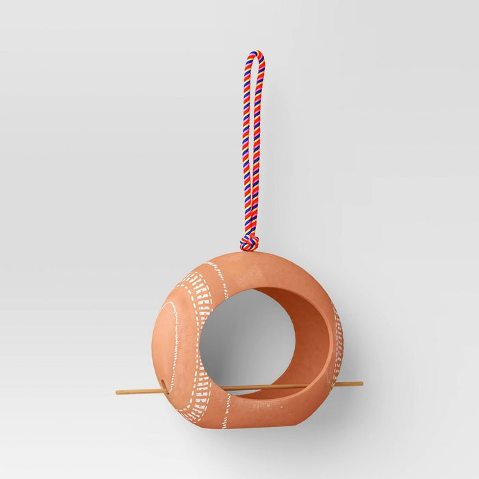 Outdoor Circle Bird Feeder 6.18" - Terracotta Orange - Threshold