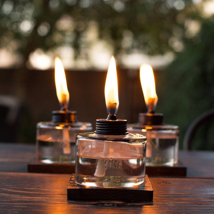 TIKI Mixed Material Tabletop Torch