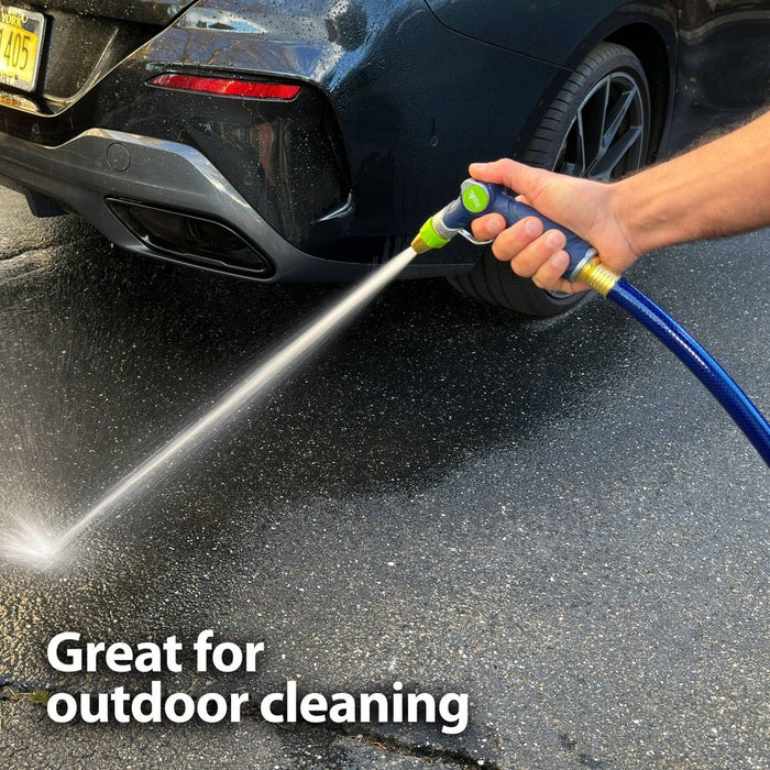 Ray Padula Metal Thumb Control Nozzle with Loop: Adjustable Spray, Leakproof & Weatherproof