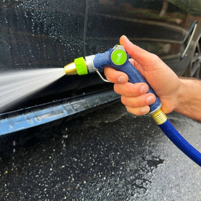 Ray Padula Metal Thumb Control Nozzle with Loop: Adjustable Spray, Leakproof & Weatherproof