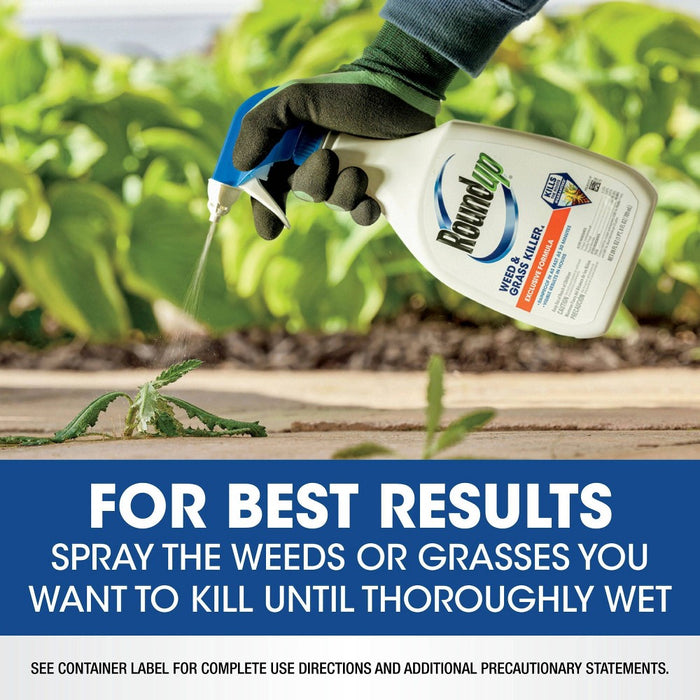 Roundup Weed & Grass Killer RTU Trigger Herbicide 24oz