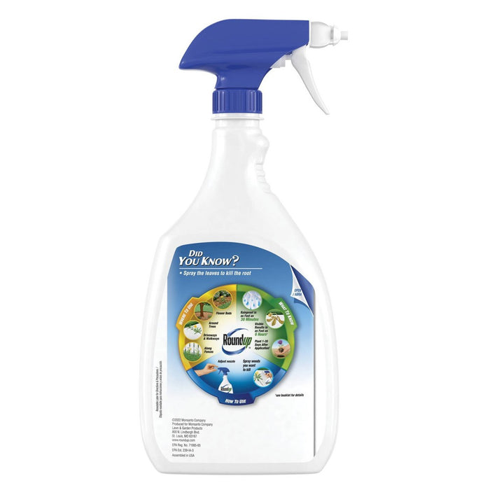 Roundup Weed & Grass Killer RTU Trigger Herbicide 24oz