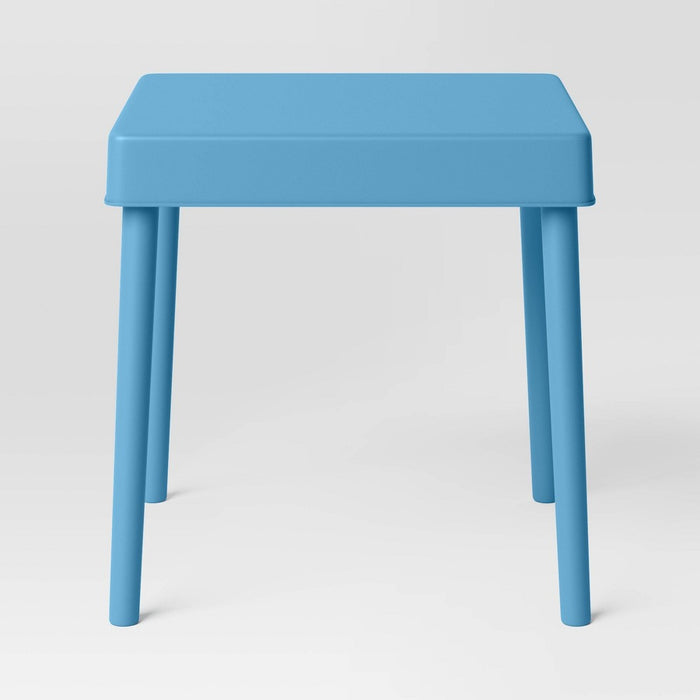 Square Elba Outdoor Patio Accent Table Quilt Blue - Room Essentials