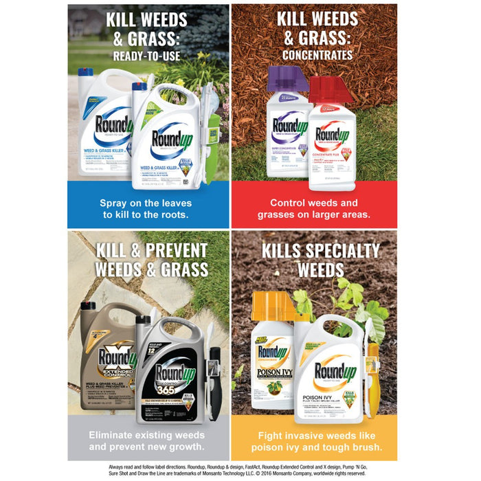 Roundup 32oz Max Control 365 Vegetation Killer Concentrate