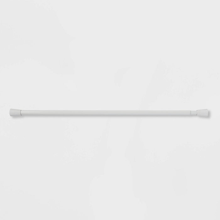 72" Rust Resistant Shower Curtain Rod White - Threshold (LOCAL PICKUP ONLY)