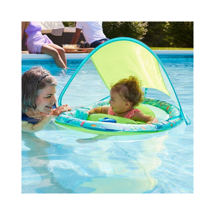 Swimways Sun Canopy Spring Float with Hyper-Flate Valve - Splash N Play