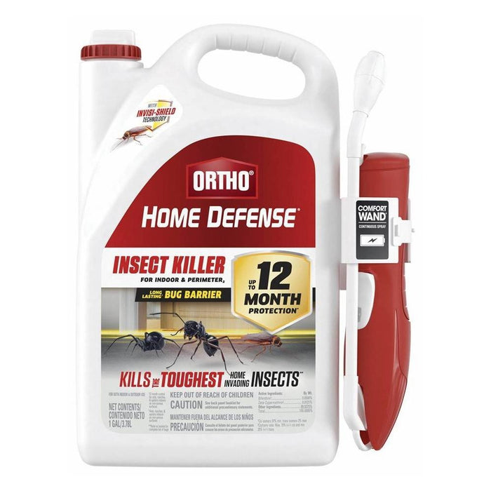 Ortho Home Defense Insect Killer for Indoor & Perimeter RTU Wand: Kills Spiders, Liquid Formula - 128oz