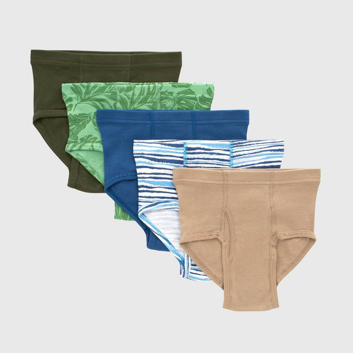 Hanes Boys' 5pk Pure Briefs - Colors May Vary M