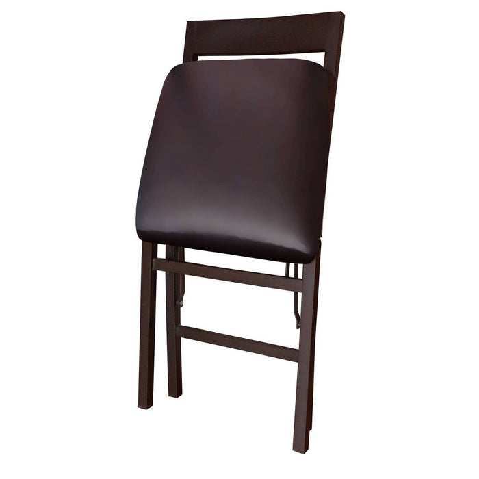 Peakform Ladder Back Padded Folding Chair Brown (LOCAL PICKUP ONLY)