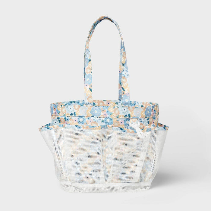 Mesh Bath Caddy Floral - Room Essentials