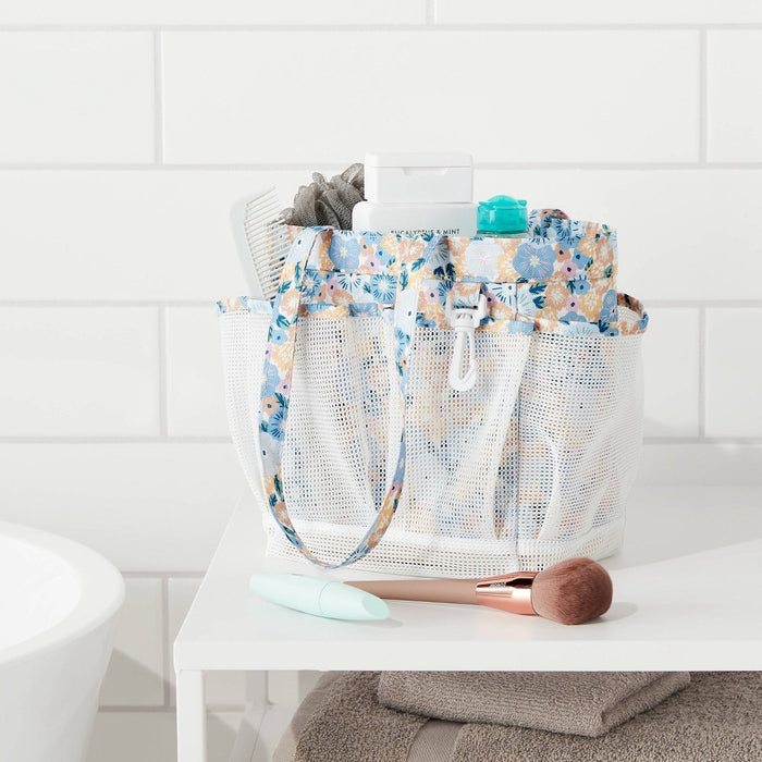 Mesh Bath Caddy Floral - Room Essentials