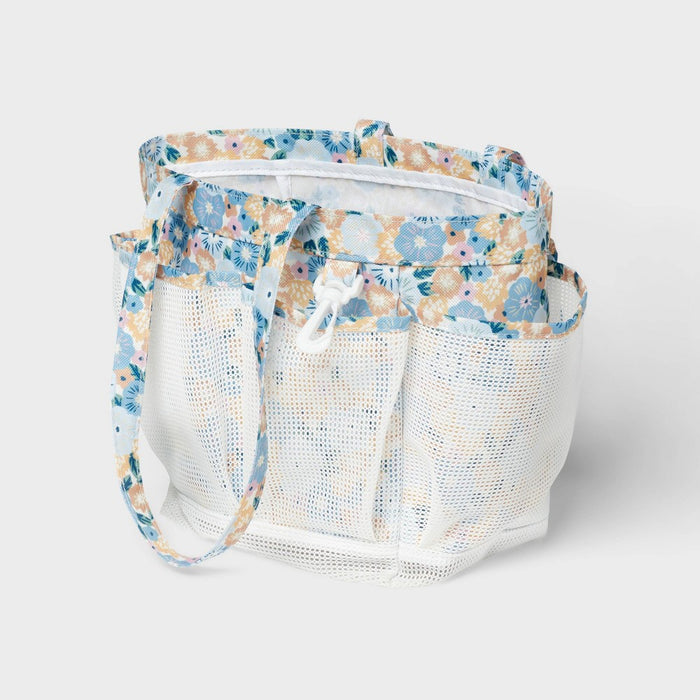 Mesh Bath Caddy Floral - Room Essentials