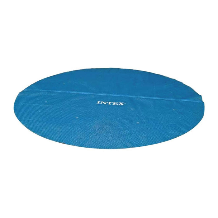 INTEX 28011E Solar Pool Cover: For 10ft Round Easy Set and Metal Frame Pools – Insulates Pool Water – Reduces Water Evaporation – Keeps Debris Out –