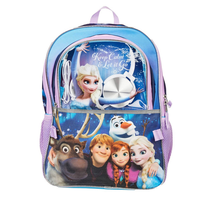 Disney Kids' 5pc 16" Backpack Set with Headphones and Lunch Bag - Frozen