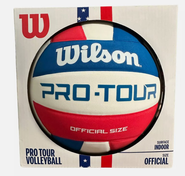 Wilson Pro Tour Volleyball - Red/White/Blue