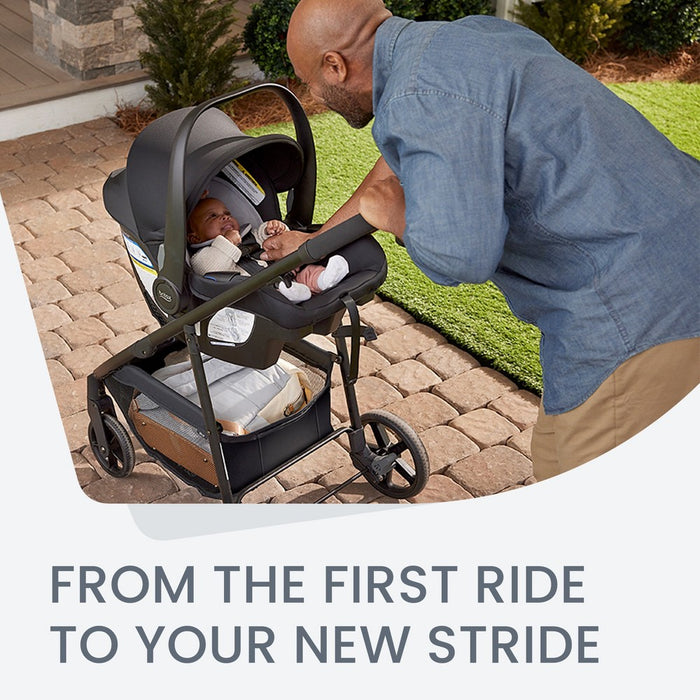 Britax Willow Brook Baby Travel System with Infant Car Seat and Stroller - Onyx Glacier (LOCAL PICKUP ONLY)