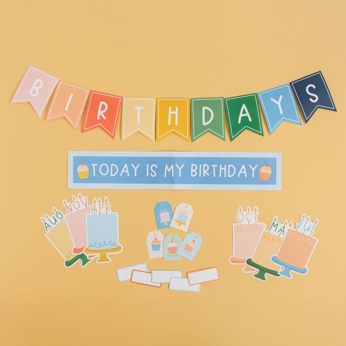 Pippi Post Class Birthdays Bulletin Board Kit