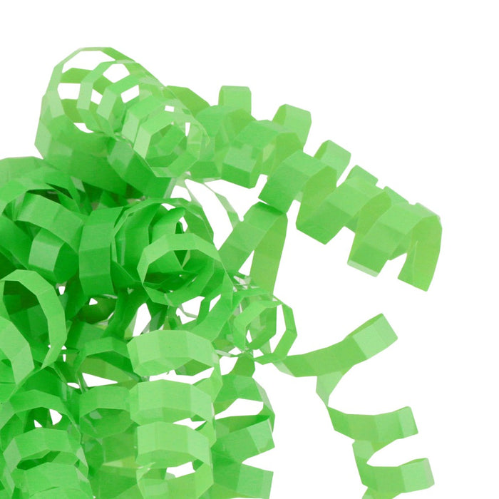 Green Crimped Curl Swirl - Spritz