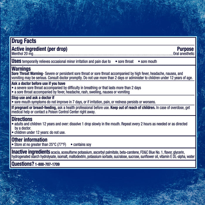 Vicks VapoCOOL Severe Medicated Cough Drops - Menthol - 45ct