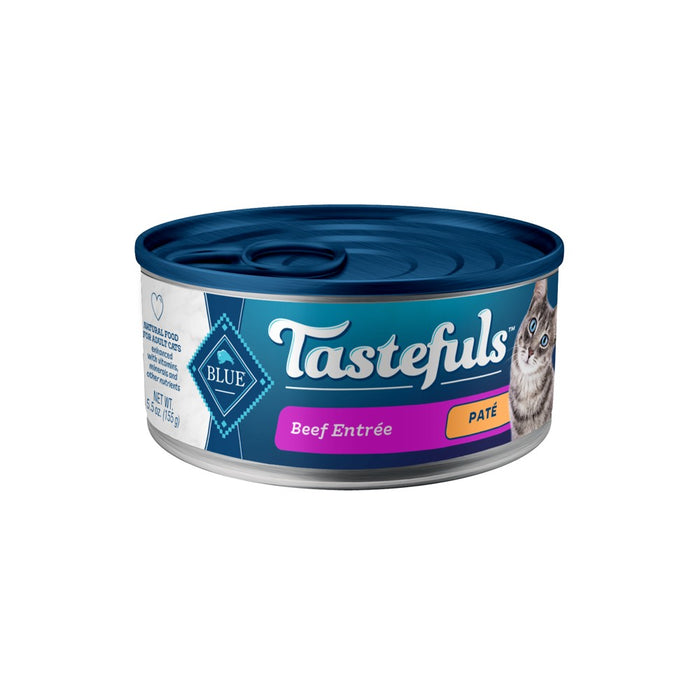 Blue Buffalo Tastefuls Natural Pate Wet Cat Food with Beef Entree - 5.5oz