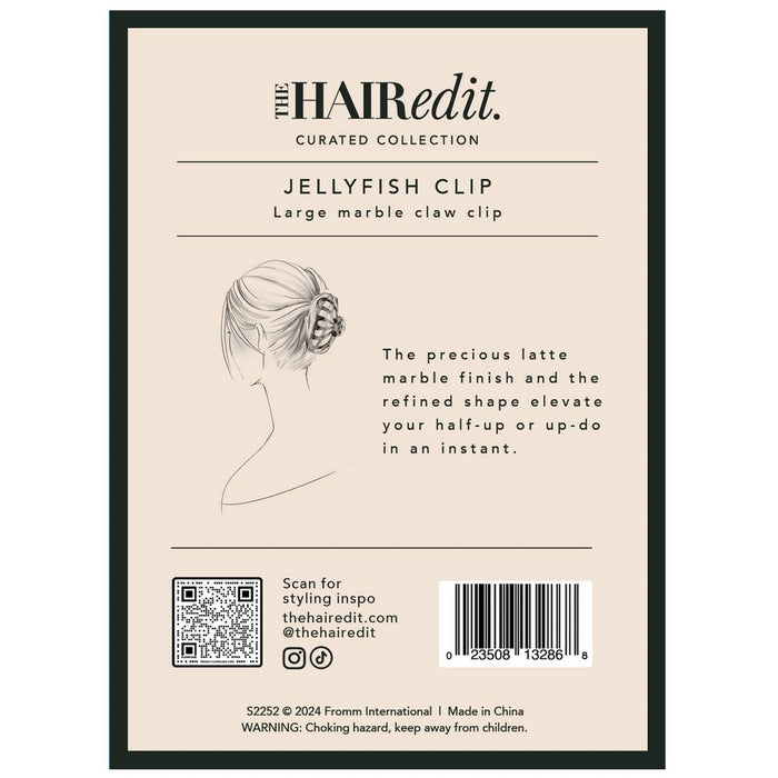 The Hair Edit Jellyfish Clip - Latte