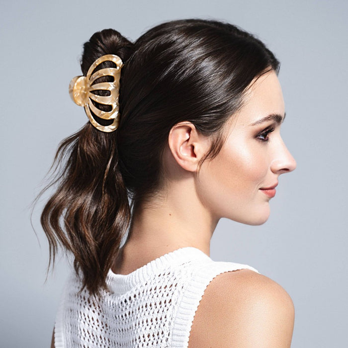 The Hair Edit Jellyfish Clip - Latte