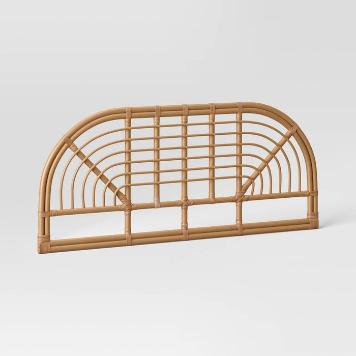 Full/Queen Corrie Rattan Headboard Light Brown - Threshold