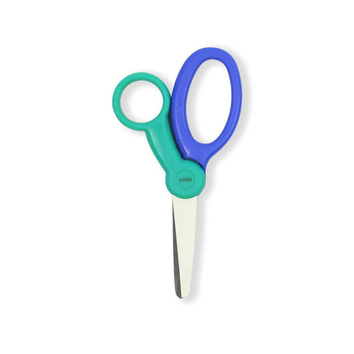 Yoobi Evolve Kids Scissor Teal and Cobalt Blue