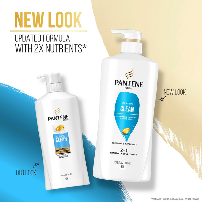 Pantene Pro-V Classic Clean 2-in-1 Shampoo & Conditioner - 23.6 fl oz