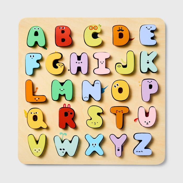 Wooden ABC Puzzle - 27pc - Gigglescape