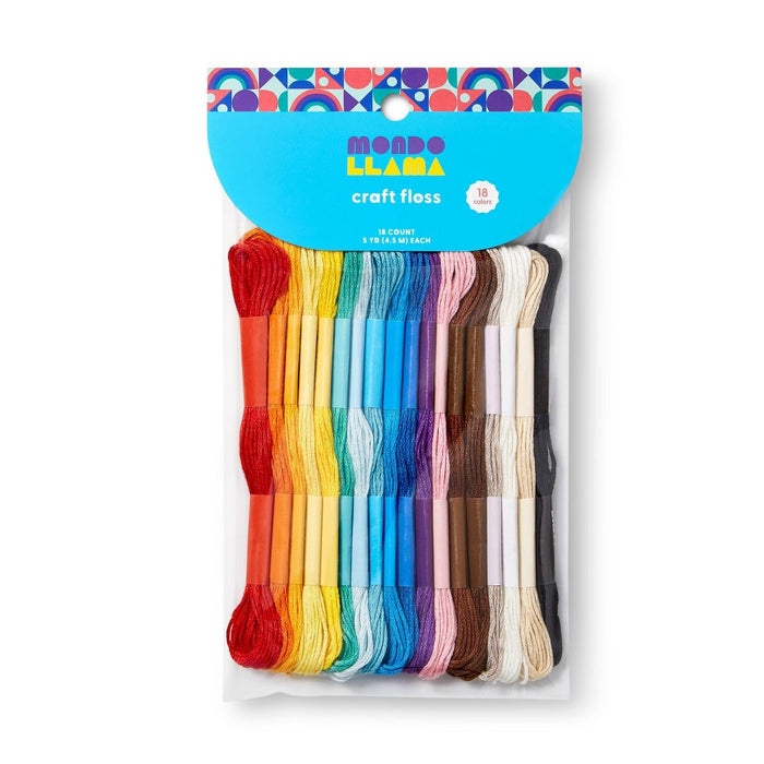 18ct Craft Floss Set - Mondo Llama