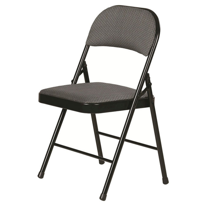 Peakform Fabric Padded Folding Chair Gray (LOCAL PICKUP ONLY)